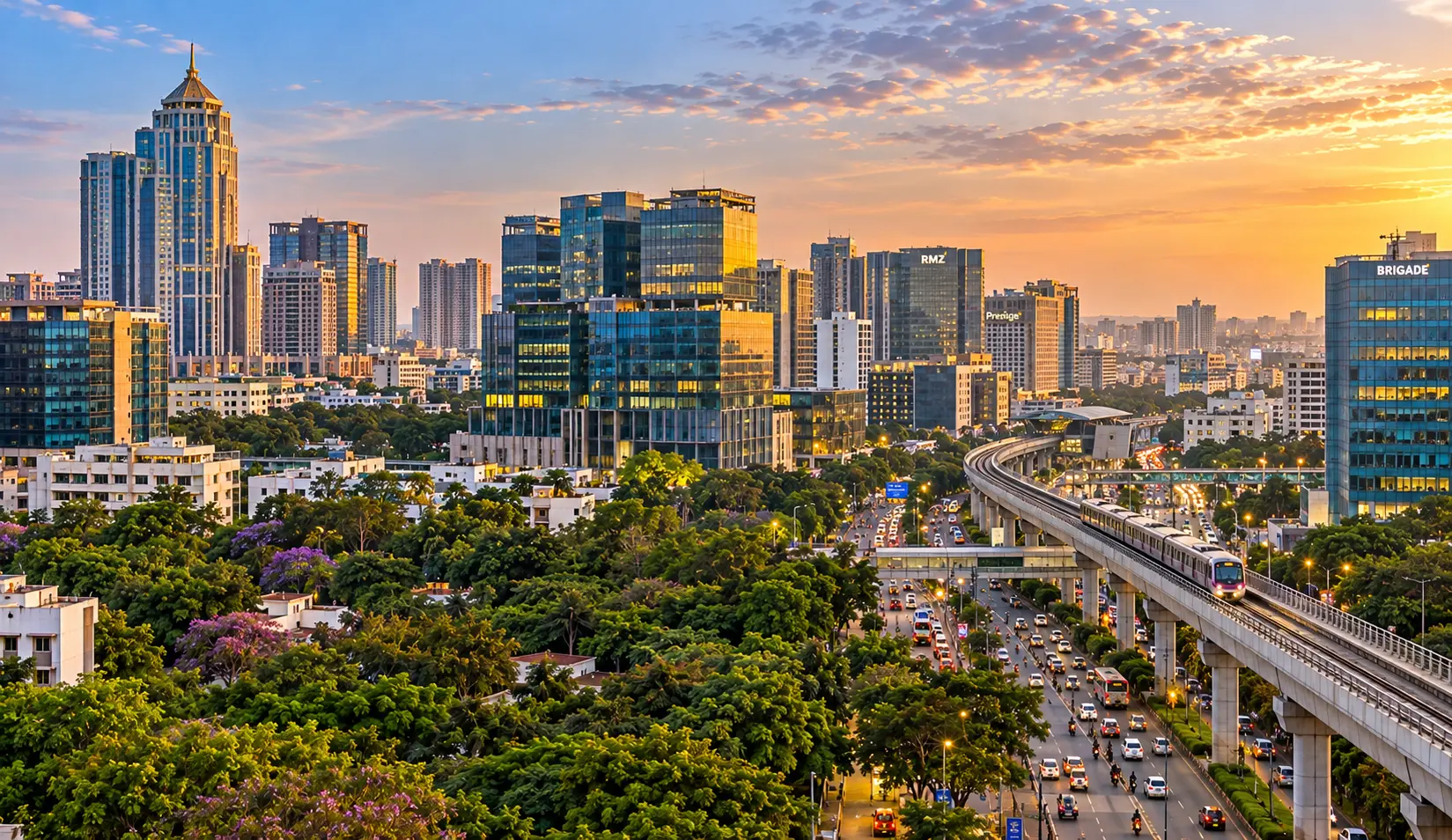 Bengaluru skyline
